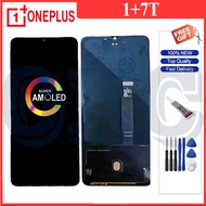 Original AMOLED LCD Display For Oneplus 7T LCD Display Touch Screen Digitizer Full Set Assembly One 