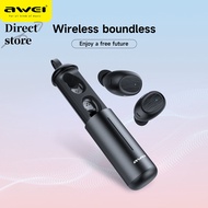 Awei T55 TWS Wireless Bluetooth  Earphone Touch Control Earbuds In-Ear Earbuds Bluetooth 5.3 Gaming 