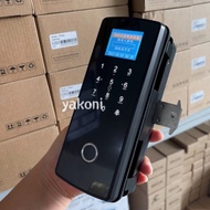 YAKONI Glass Door Lock Smart Password Lock Office Door Digital Fingerprint Lock Remote Control Electronic Lock玻璃门锁