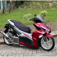 COVERSET YAMAHA NVX 155 V1/V2 DESIGN AEROX DESIGN BATIK CUSTOM {siap tampal sticker}