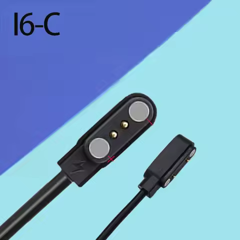 USB Cable Charger for HW12 HW16 HW21 for Smart Watch Replacement 2 Pin Magnetic Smartwatch Charging