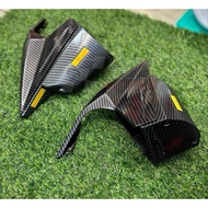 YAMAHA NVX V2 SIDE BASKET BAKUL NVX155 V2 V3 SIDE POCKET COVER CARBON/HONEYCOMB CARBON RAGA NVX BAKU
