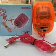 Adapter 500 mA 1.5V, 3V, 4.5V, 6V, 7.5V, 9V & 12V (Multi output DC) 0.5A