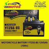 MOTORCYCLE BATTERY YTZ5S-BS 12V5Ah (10Hr)