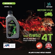 MOTION 4T Fully Synthetic Motorcycle Engine Oil API SN JASO MA2 (15W50/1L)
