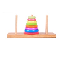 ITEM - Intellectual toys_Challenging_Hanoi Tower (Tower of Hanoi-Wooden Puzzle_Brain Hack & IQ