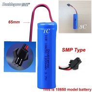 Doublepow / LJ Remote Toy  ICR18650 1200mAh 3.7V Li-ion Battery with Protection Board Wire Plug (SMP)