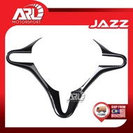 Honda Jazz Fit GE GE8 GG 2nd Interior Decoration Steering Lining Carbon Fiber Design Trim For Jazz (