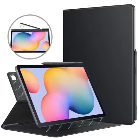 Tablet Case for Galaxy Tab S6 Lite 2022,Ultra-Slim Smart Folio Shell Cover Magnetic Absorption Case 