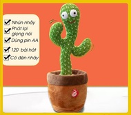 Cây Xương Rồng Vui Nhộn 120 Bài Hát dùng pin Có Đèn Biết Nhái Giọng - Cây Xương Rồng Nhảy Múa Nhại T