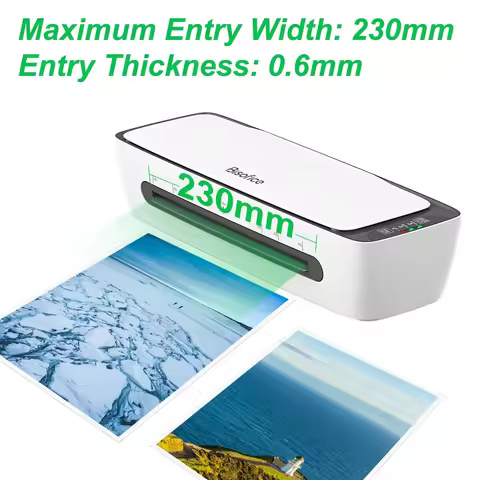SL688 Desktop Laminator Device Set A4 Size Hot and Cold Lamination Machine for A4 A5 A6 Laminating M