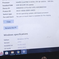 laptop hp core i5 gen 8 14128Tx 