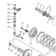 YAMAHA F1ZR FIZR CLUTCH SPRING ORIGINAL YAMAHAOriginal