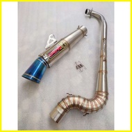 ✌ ㍿ ◧ Highmount conical pipe daeng sai4 51mm exhaust Muffler open Spec for xrm 125 wave 125 xrm 100
