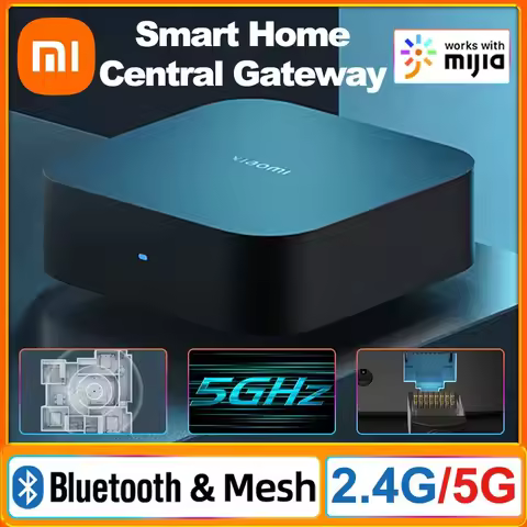 Xiaomi 5GHz Bluetooth MESH Gateway Smart Central Hub Gateway 10/100Mbps WiFi Mesh Ethernet Port Hub 
