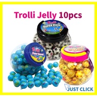 [Trolli] Planet Trolli 10pcs Gummy candy Jelly / Planet Earth / Galaxy Space Jelly/ Super Kick Footb