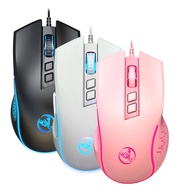 COD HXSJ Wired Gaming Mouse RGB Backlit 7D 3600DPI Adjustable Optical Mouse