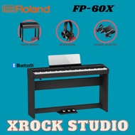 Roland FP-60X 88-key Digital Piano with Note Stand, Headphone and Adapter - Black ( FP60X /FP 60X)