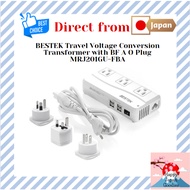 BESTEK Travel Voltage Conversion Transformer with BF A O Plug MRJ201GU-FBA4 [Direct from JAPAN]