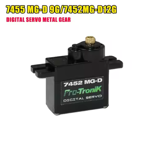 Original PTK 7455 MG-D 9g Digital Servo Metal Gear For RC Aircraft Helicopter EPP Indoor Airplane RC