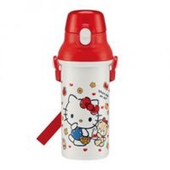 Skater Hello Kitty 曲奇餅 直飲式塑膠一鍵開啟水壺（可用洗碗機清洗）PSB5SAN