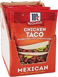 McCormick Chicken Taco Seasoning Mix, 1 oz (Pack of 12)