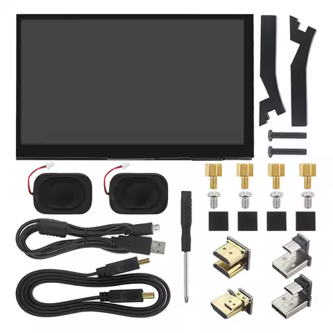7 inch IPS Touch Screen Module Kit Display Monitor Board for Raspberry Pi 4B/3B for Win10/Win8/Win7 