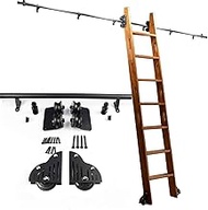 Sliding Door Track Kit Rolling Ladder Hardware Kit (No Ladder), 3.3ft- 20ft Library Sliding Ladder T