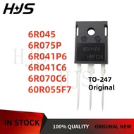 5PCs/lot Original 100% New 6R045 6R075P 6R041P6 6R041C6 6R070C6 60R055F7 TO-247 MOSFET tube In Stock