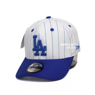 Topi Baseball LA Los Angeles Dodgers Pinstripe Salur MLB Full Tag