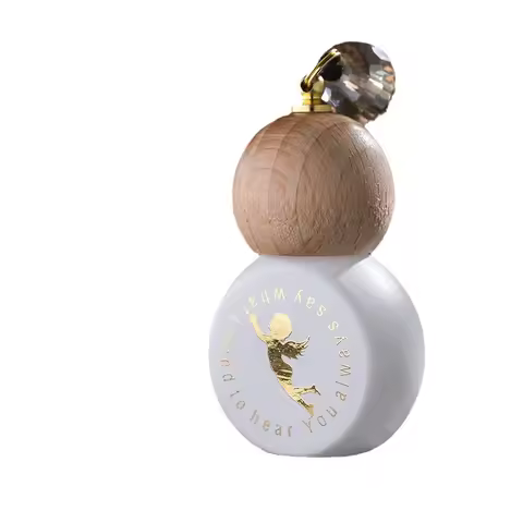 New Empty 7ML Car Air Freshener Bottle Car-styling Perfume White Angel perfume Empty Bottle Wholesal