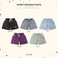 Bohopanna Short Washed Pant (Children's shorts - Home shorts - Daily shorts)