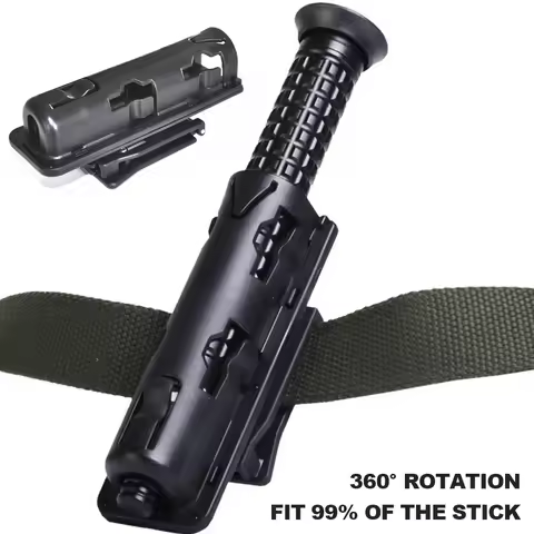 Tactical Baton Holder Pouch Holster 360 Degree Rotation Tactical Baton Case Defense Open Top Waist C