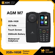 AGM M7 2+16G  Android Feature Phone Waterproof Touch Screen 2500mAh Cellphone with English  keyboard