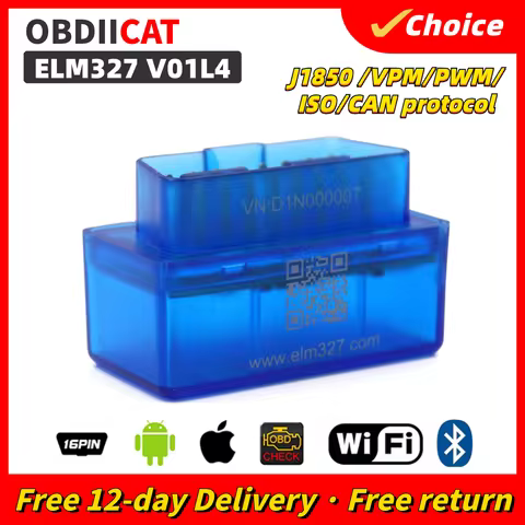 V01L4 Super MINI ELM327 Bluetooth V2.1ELM 327 MINI ELM327 V2.1 Bluetooth ELM 327 Works IOS Android T