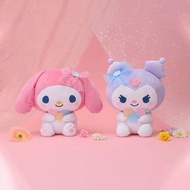（2⃣️隻包順豐）日本限定 Sanrio Characters 三麗鷗角色 垂耳兔兔My Melody兔仔美樂蒂Mm🐰🐰小惡魔Kuromi庫洛米可洛米酷洛米可羅米💀抱花花拎花束攬花💐 大毛公仔娃娃可愛