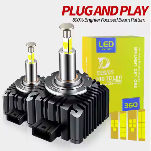 2Pcs D1S D2S D3S D4S D5S D8S Xenon HID Bulbs Led Headlights D1R D2R D3R D4R 6000K 70W Auto Lamp Plug