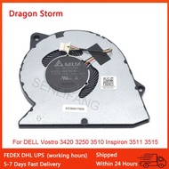 New CPU Fan For DELL Vostro 3420 3250 3510 Inspiron 3511 3515 0RFF51 4Pin DC5V 0.5A NS75C40 0RFF51 D