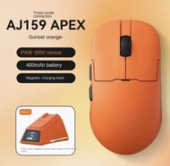 Ajazz AJ159 APEX PAW3950 Sensor Lightweight Wireless Three Mode Game Mouse (With Charging Base) Supp