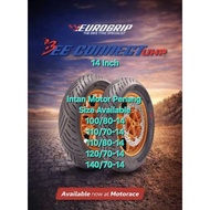 Eurogrip Medium & Soft Compound Tyre Tayar 14 inches 100/80-14 110/70-14 110/80-14 120/70-14 140/70-