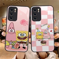 Z-44 SpongeBob Case Casing for OPPO Reno 4 5 6 6Z 3 A91 F15 5G HD Glass