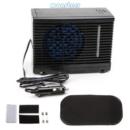 Mon Adjustable 12V Car Air Conditioner Cooler Cooling Fan Water Ice Evaporative