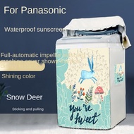 Panasonic Washing Machine Waterproof Cover Automatic6.5/7.5/8/8.5/9kg up-Open Sun Protection Dust Cover