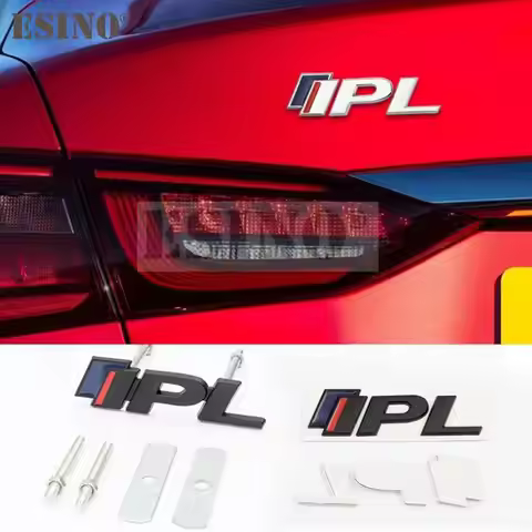 Car Styling IPL 3D Car Front Grill Zinc Alloy Badge Adhesive Metal Emblem Decal for Q50 Q50L G37 G25