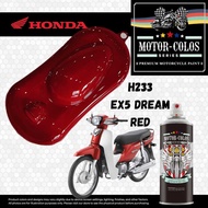 MOTOR-COLOS HONDA H233 EX5 DREAM RED / AEROSOL SPRAY PAINT 400ML