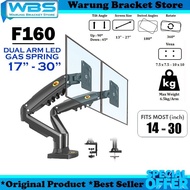 North Bayou F160 19"- 27" Inch Dual LED LCD Monitor Bracket IMPORT UNIVERSAL