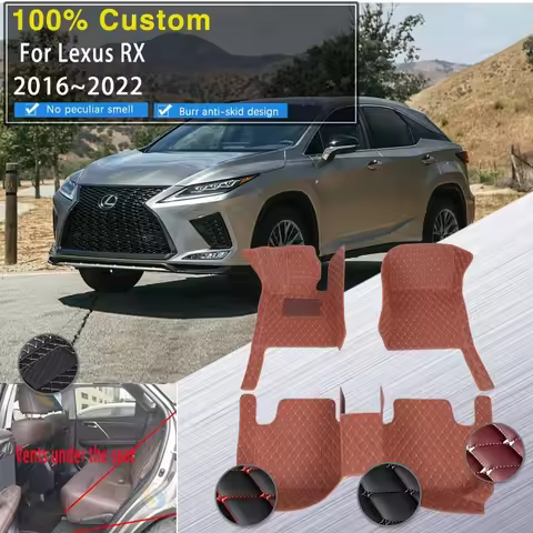 Luxury Car Floor Mats For Lexus RX Rekusasu RX 270 330 350 AL20 2016~2023 Anti-dirty Pads Car Matts 