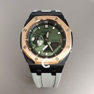 《改裝訂製》G-SHOCK特別限量版 男裝女裝手錶鋼錶電子錶 防水潛水錶 農家橡樹 Casioak Casio G Shock Special Limted Edition GM2100 Luxury Men Ladies Watch