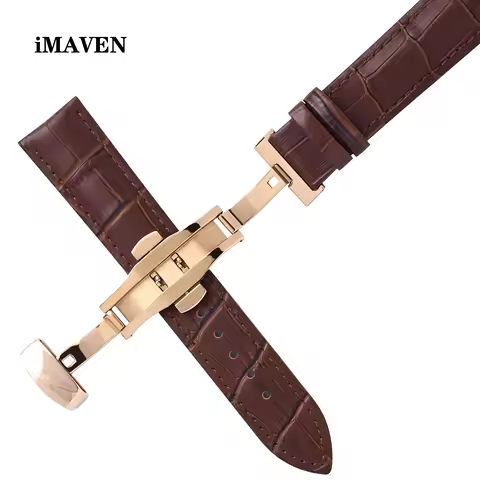 Leather Watchband For Tissot DW Longines Seiko 14/16/18/19/20/21/22mm Watch Strap For Women Men Watc