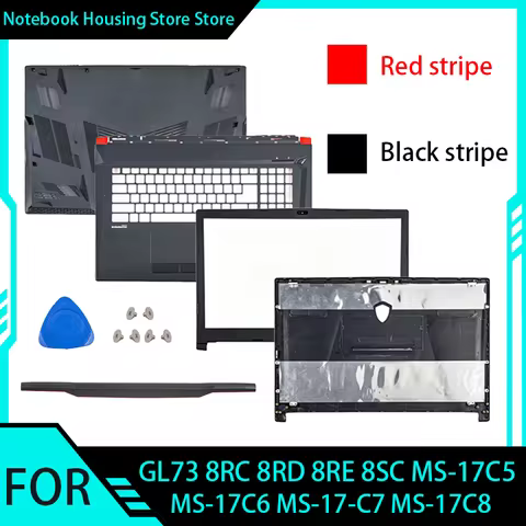 New Laptop Case For GL73 8RC 8RD 8RE MS-17C5 MS-17C6 MS-17-C7 MS-17C8 LCD Back Cover/Front Bezel/Pal